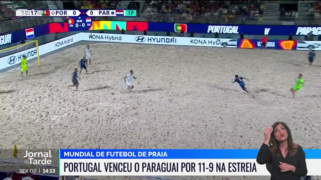 Portugal Derbuka Mundial De Praia: Vitória Sobre Paraguai
